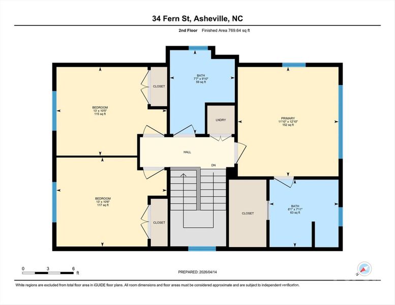 2D floor plan layout of this home in , Asheville, NC (Image 5).