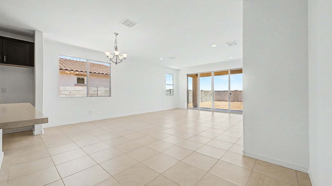 Furnished interior view inside a new home in The Lakes at Rancho El Dorado, Maricopa (Image 6).