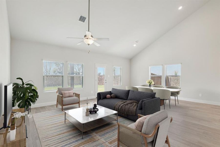 Furnished interior view inside a new home in Windmore, Princeton (Image 8).