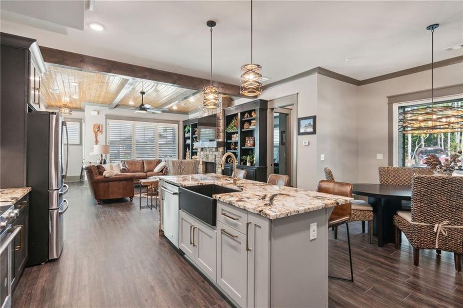 Furnished interior view inside a new home in , Jasper (Image 10).