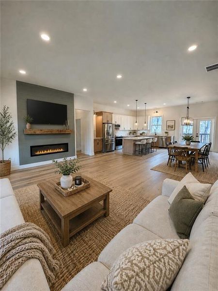 Furnished interior view inside a new home in , Gainesville (Image 8).