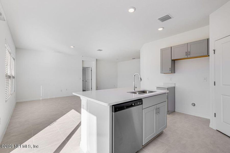Furnished interior view inside a new home in Coopers Meadow, Jacksonville (Image 8).