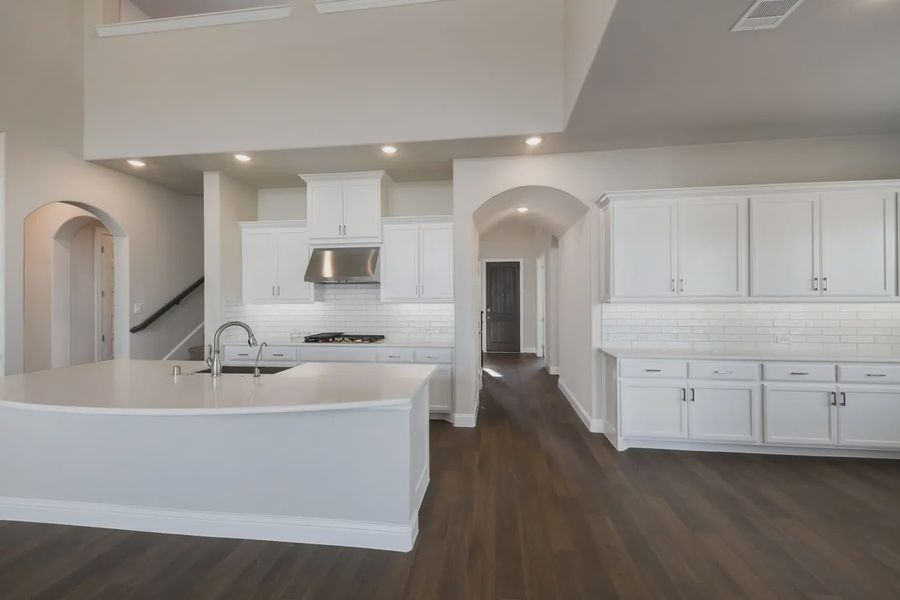 Representative furnished interior of a home built from the Richmond by Chesmar Homes in Canyon Falls, Argyle (Image 4).