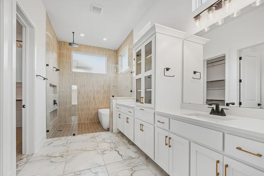 Representative furnished interior of a home built from the Raegan by Chesmar Homes in Sweetwater, Austin (Image 9). Representative furnished interior of a home built from the Raegan by Chesmar Homes in Sweetwater, Austin (Image 9).