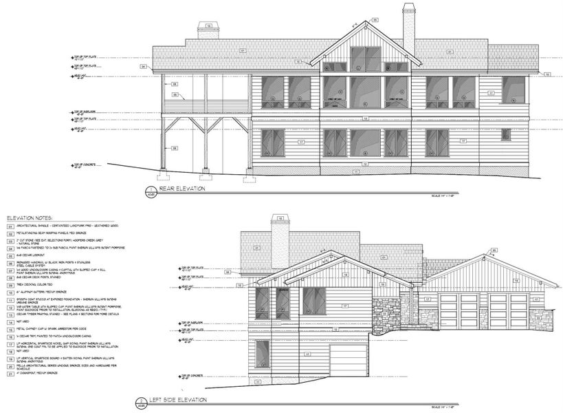 Exterior rendering of this home design in , Hendersonville, NC (Image 2).