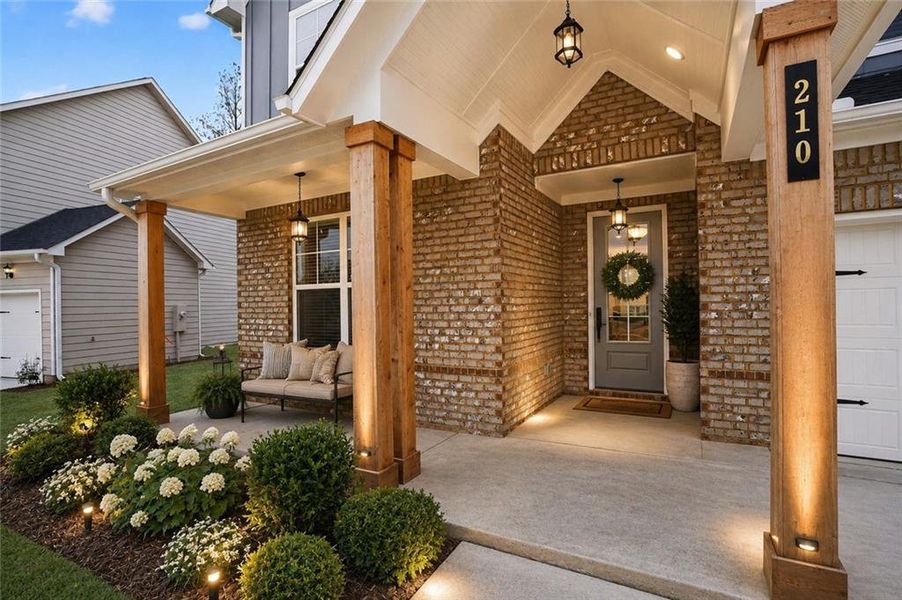 Exterior details and patio area of a home in , Villa Rica (Image 26).