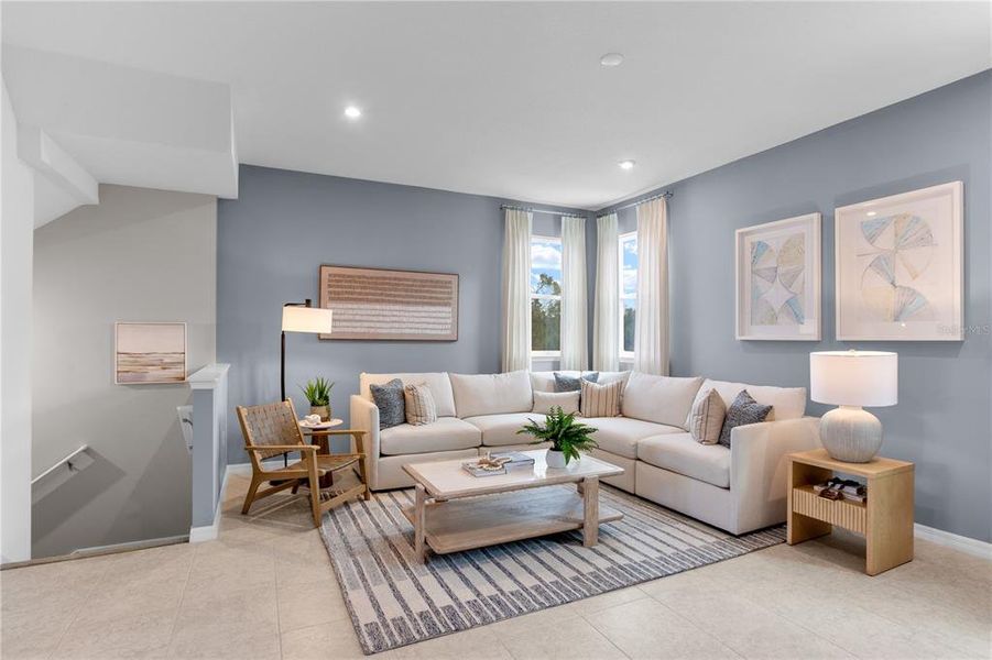 Furnished interior view inside a new home in , Westchase (Image 15).