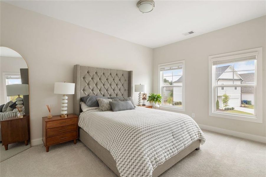 Furnished interior view inside a new home in West Highlands, Atlanta (Image 10). Furnished interior view inside a new home in West Highlands, Atlanta (Image 10).