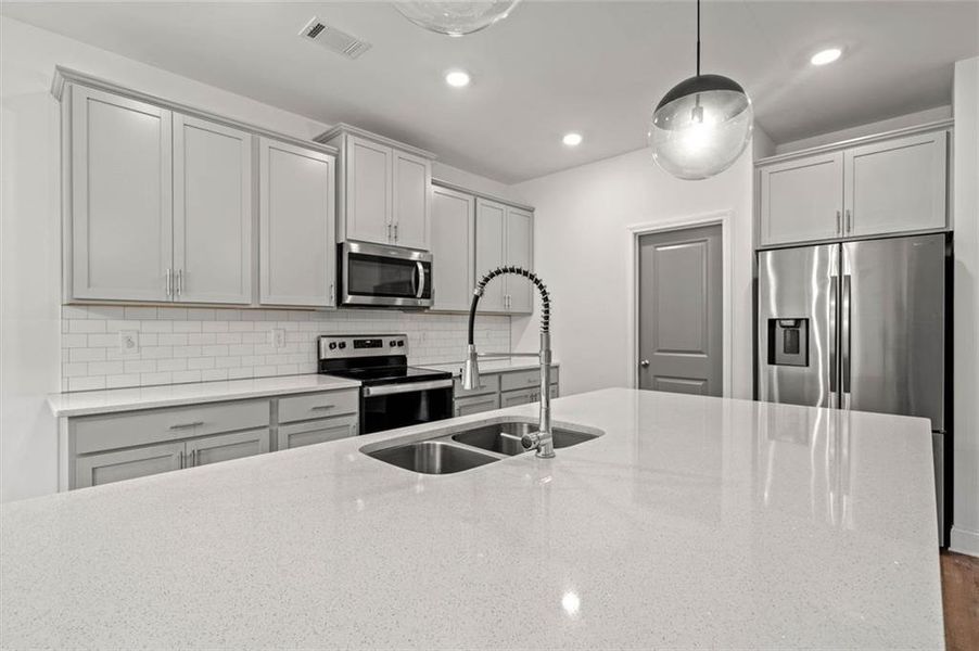 Furnished interior view inside a new home in , Auburn (Image 8).