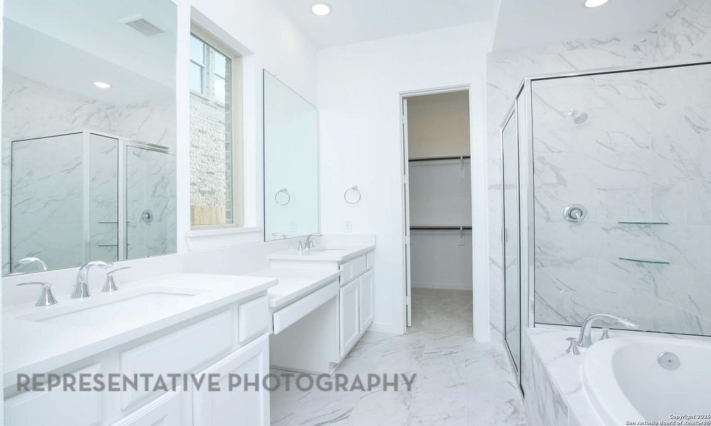 Furnished interior view inside a new home in Homestead, Schertz (Image 3).