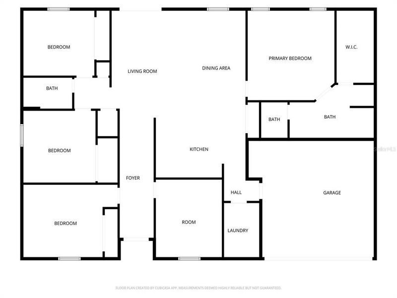 2D floor plan layout of this home in Palm Coast, Palm Coast, FL (Image 6).