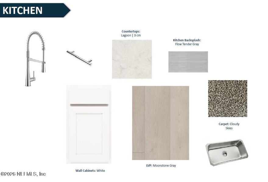 Sample of building materials used in homes in Del Webb Wildlight, Yulee (Image 19).