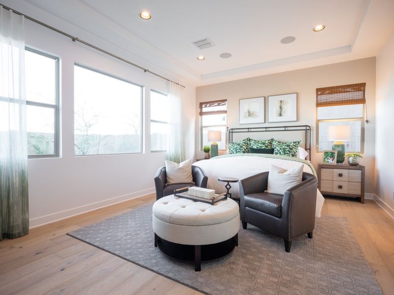 Furnished interior view inside a new home in Elegance at Eastmark, Mesa (Image 27).