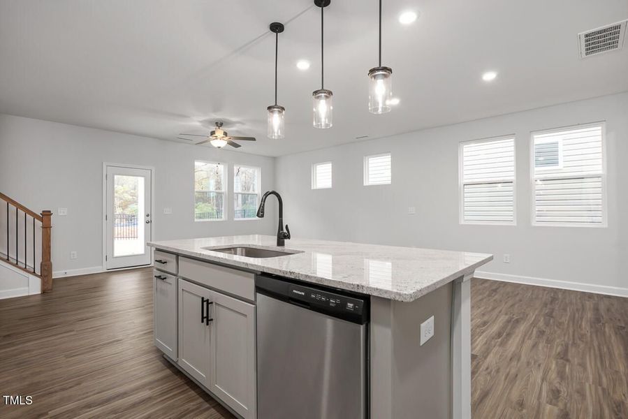 Furnished interior view inside a new home in Gregory Village Townhomes, Lillington (Image 56).