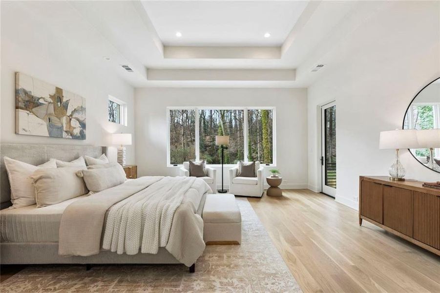 Furnished interior view inside a new home in , Sandy Springs (Image 6). Furnished interior view inside a new home in , Sandy Springs (Image 6).