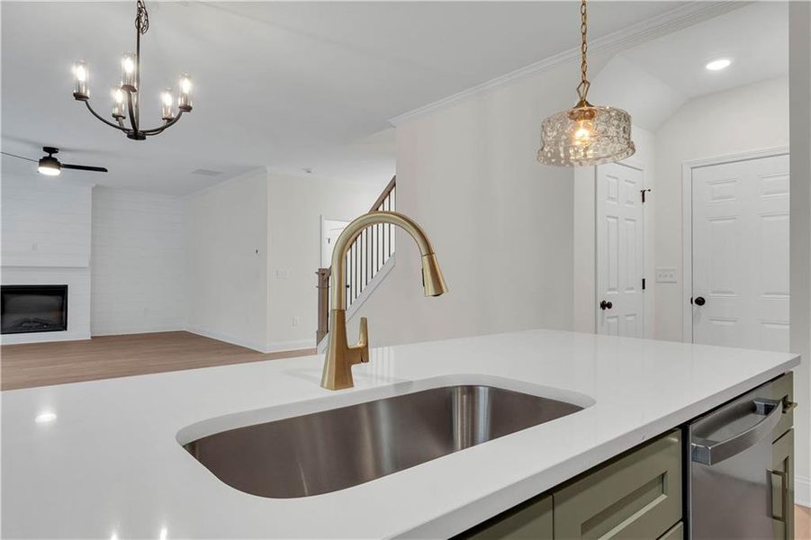 Close-up of interior finishes inside a home in , Stone Mountain (Image 12).