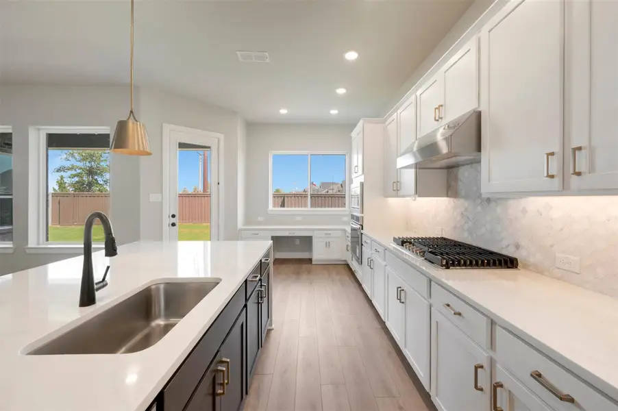Furnished interior view inside a new home in Brookewater - Ascent Collection, Rosenberg (Image 10).