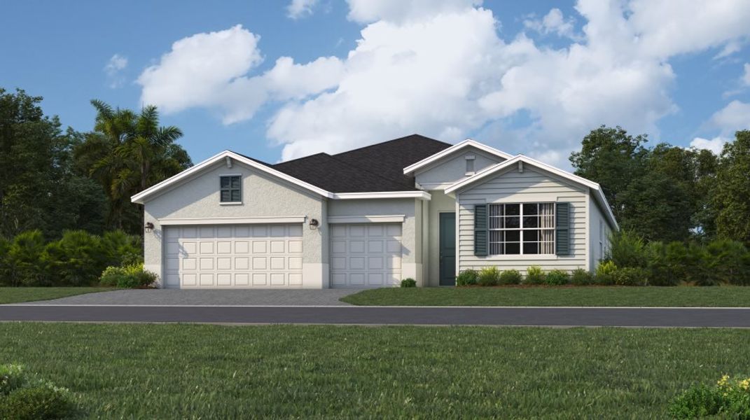 A coastal-inspired exterior A coastal-inspired exterior