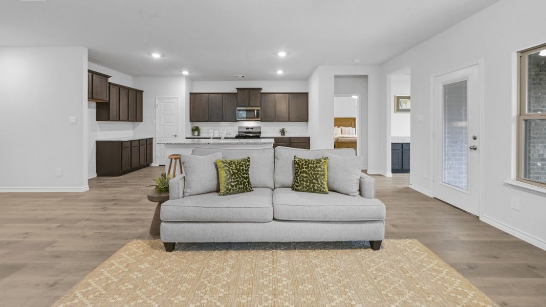 Furnished interior view inside a new home in Trailstone, Caddo Mills (Image 10). Furnished interior view inside a new home in Trailstone, Caddo Mills (Image 10).