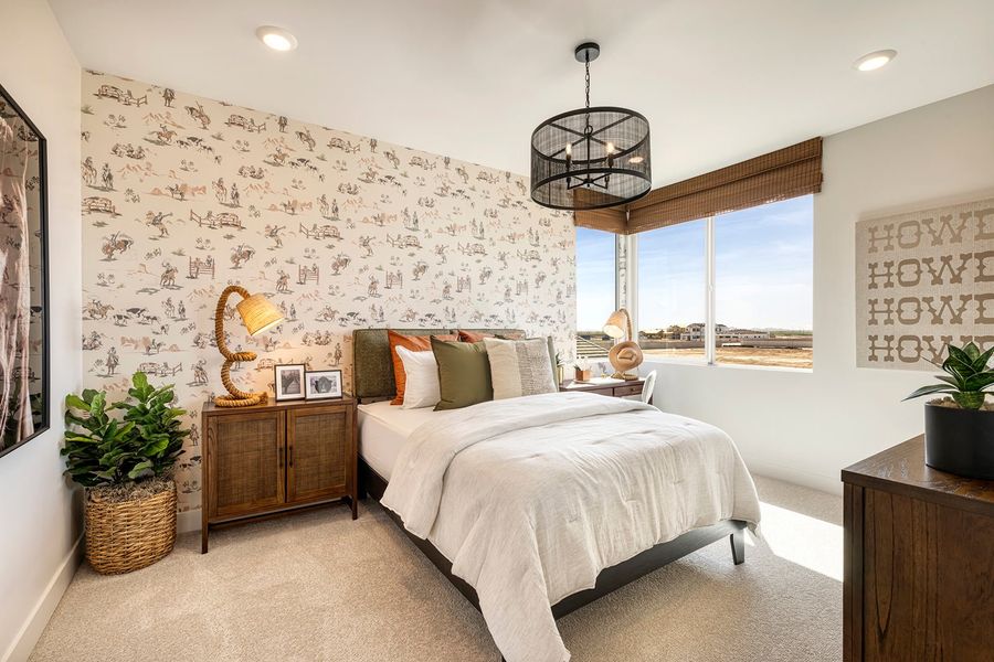 Representative furnished interior of a home built from the Ventana Plan 4507 by Tri Pointe Homes in Molino at Soleo, Queen Creek (Image 14).
