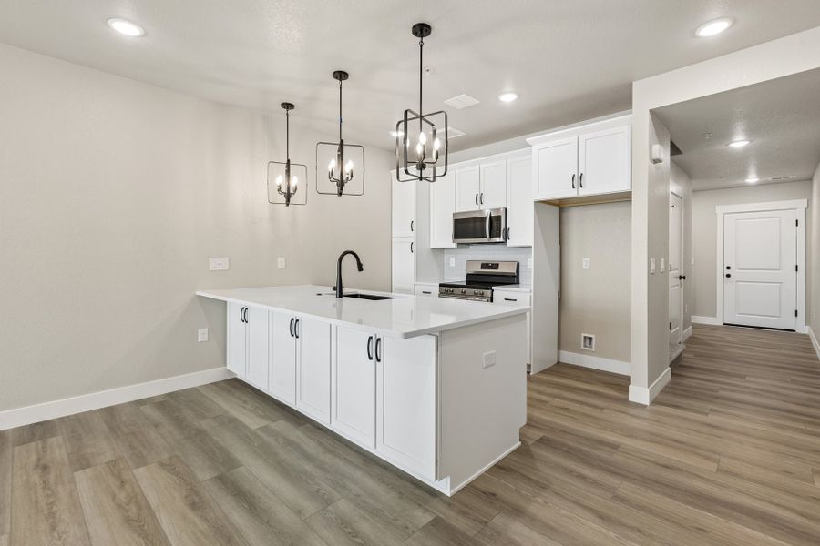 Furnished interior view inside a new home in Northfield at Old Town, Fort Collins (Image 3).