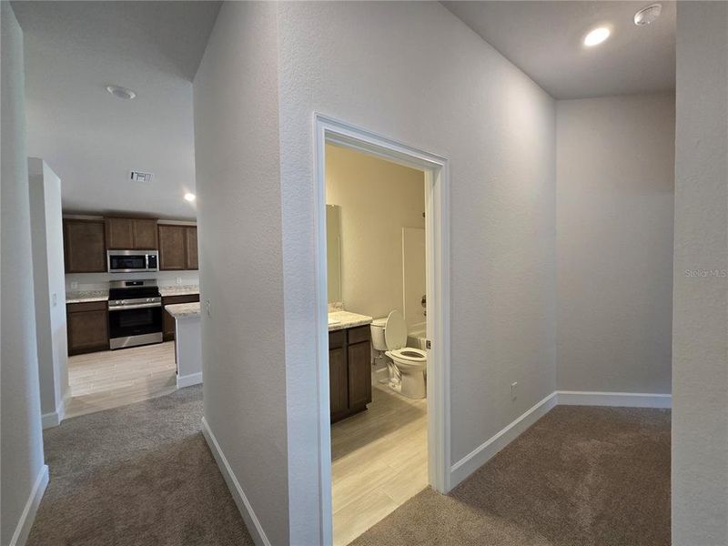 hallways from bedrooms