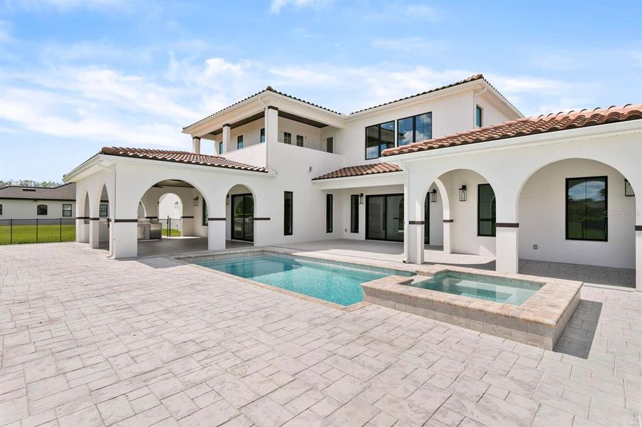 Exterior details and patio area of a home in , Lithia (Image 27).