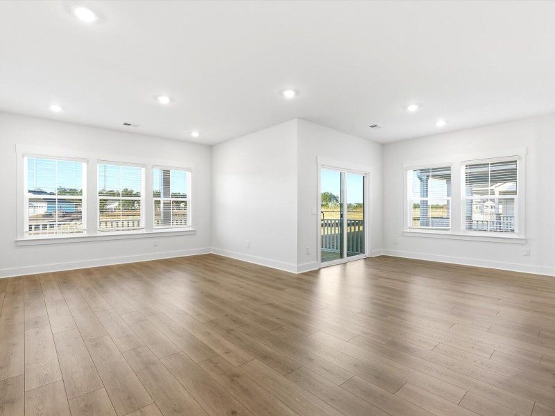 Spacious, unfurnished interior of a new home in The Coves at Lakes of Cane Bay, Summerville (Image 26). Spacious, unfurnished interior of a new home in The Coves at Lakes of Cane Bay, Summerville (Image 26).