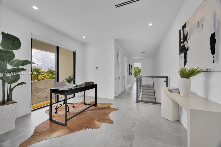 Furnished interior view inside a new home in , Miami (Image 21).