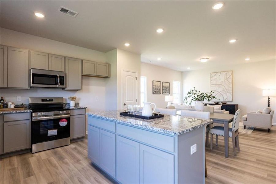 Furnished interior view inside a new home in The Andros, Dalton (Image 11).