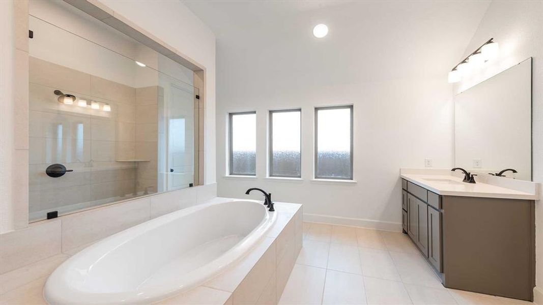 Furnished interior view inside a new home in Devonshire 55', Forney (Image 7). Furnished interior view inside a new home in Devonshire 55', Forney (Image 7).