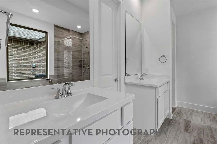 Furnished interior view inside a new home in Treeline, Justin (Image 6).