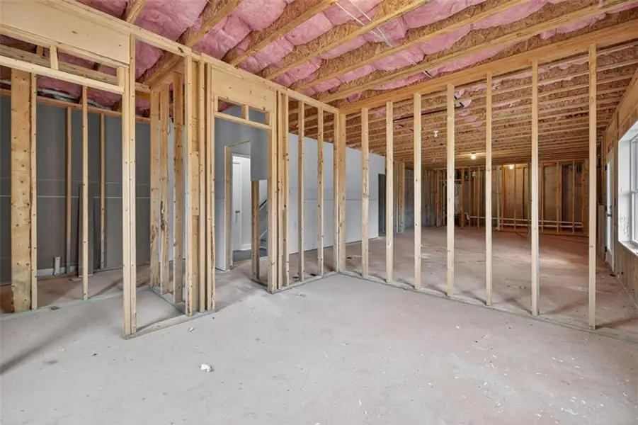 In-progress construction of a new home in , Gainesville, GA (Image 73).