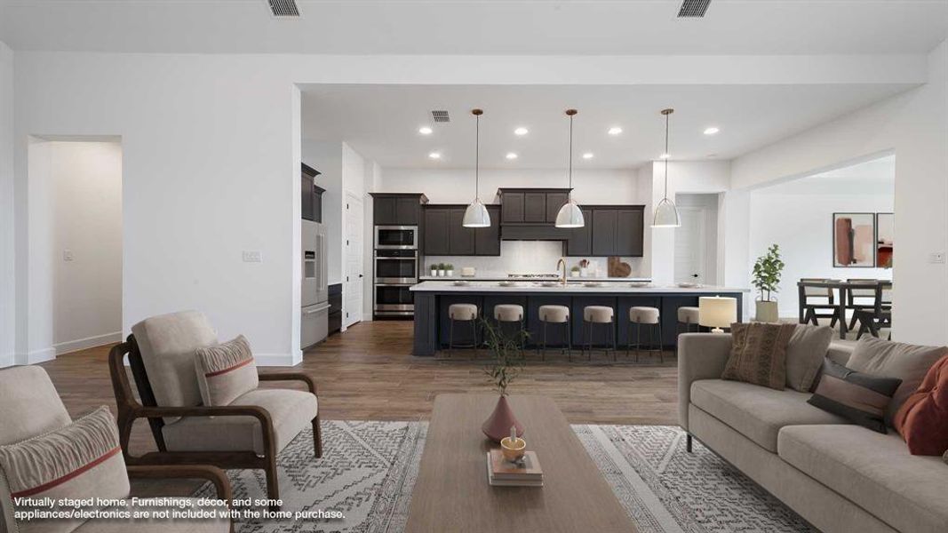 Furnished interior view inside a new home in Sonoma Verde, McLendon-Chisholm (Image 12).