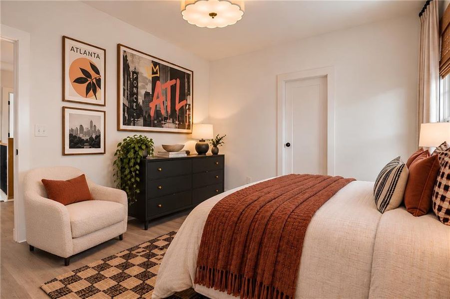 Furnished interior view inside a new home in , Hapeville (Image 26).