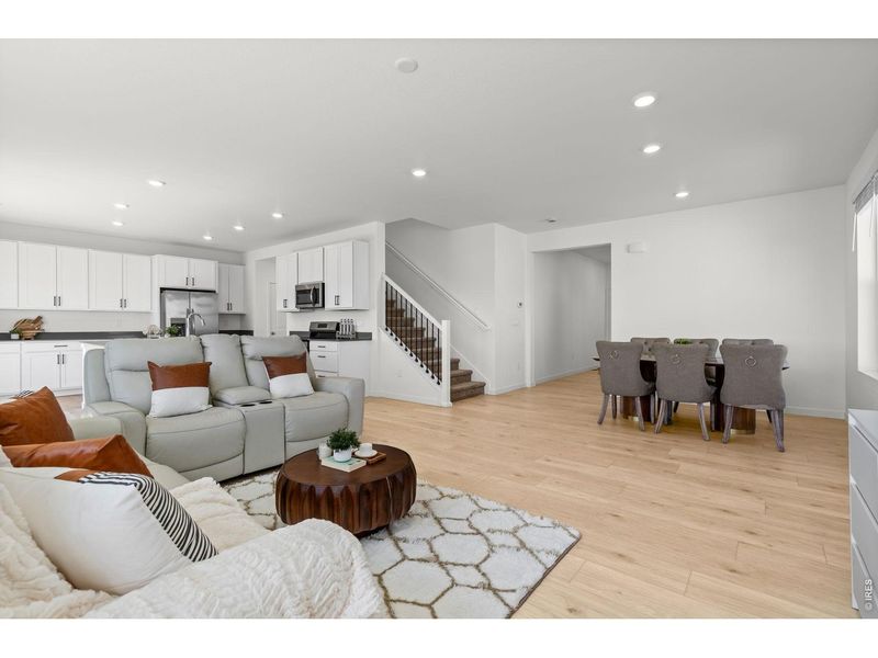 Furnished interior view inside a new home in Timnath Lakes, Timnath (Image 28). Furnished interior view inside a new home in Timnath Lakes, Timnath (Image 28).