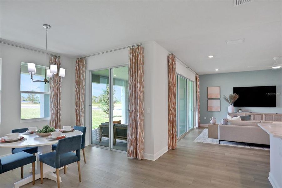 Furnished interior view inside a new home in Angeline, Land O' Lakes (Image 48).