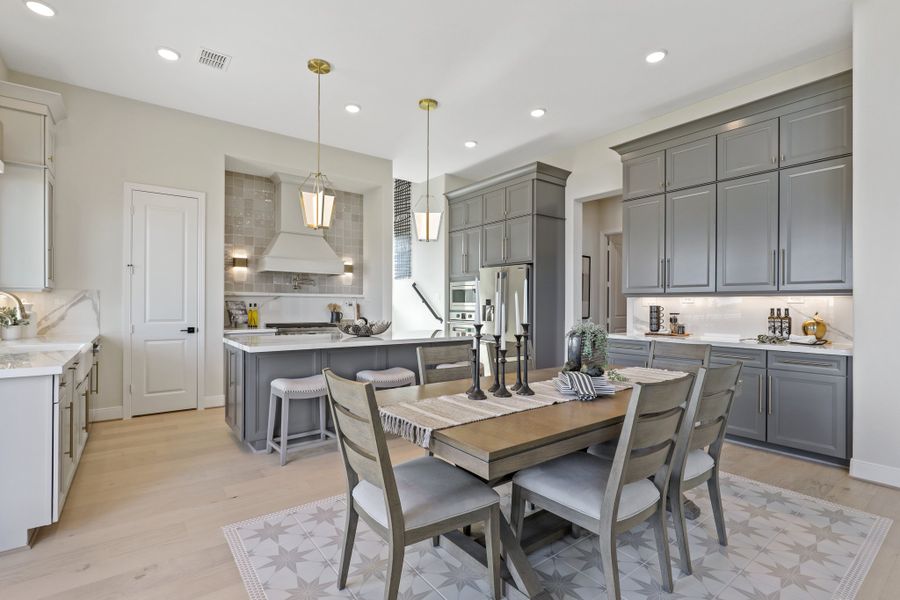 Furnished interior view inside a new home in Bridgeland 45', 50', 70', Cypress (Image 28).