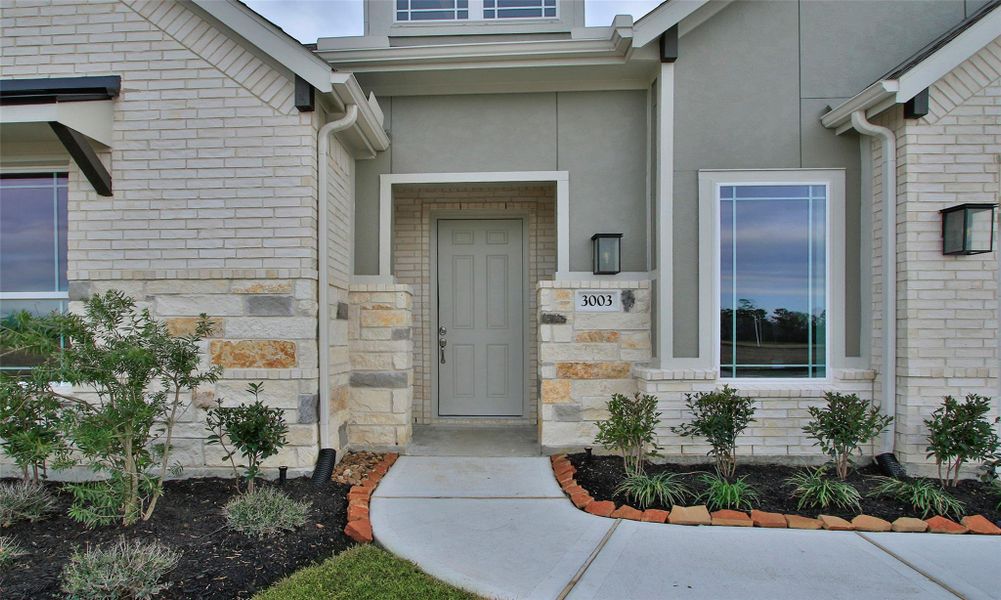 Exterior details and patio area of a home in Sundance Cove, Crosby (Image 21). Exterior details and patio area of a home in Sundance Cove, Crosby (Image 21).