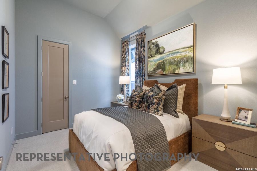 Furnished interior view inside a new home in Briggs Ranch, San Antonio (Image 34).