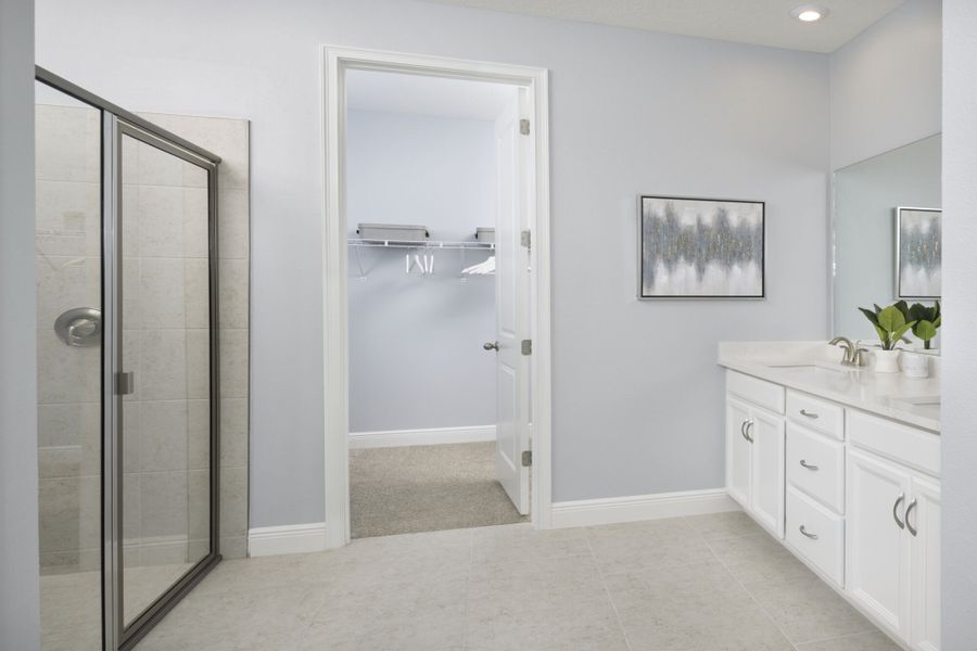 Furnished interior view inside a new home in Windwater, Parrish (Image 8).