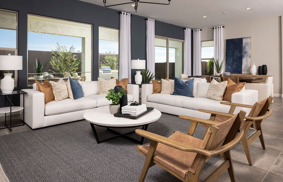 Representative furnished interior of a home built from the Acclaim by Pulte Homes in Regent Hills - Enchantment Series, Buckeye (Image 4).