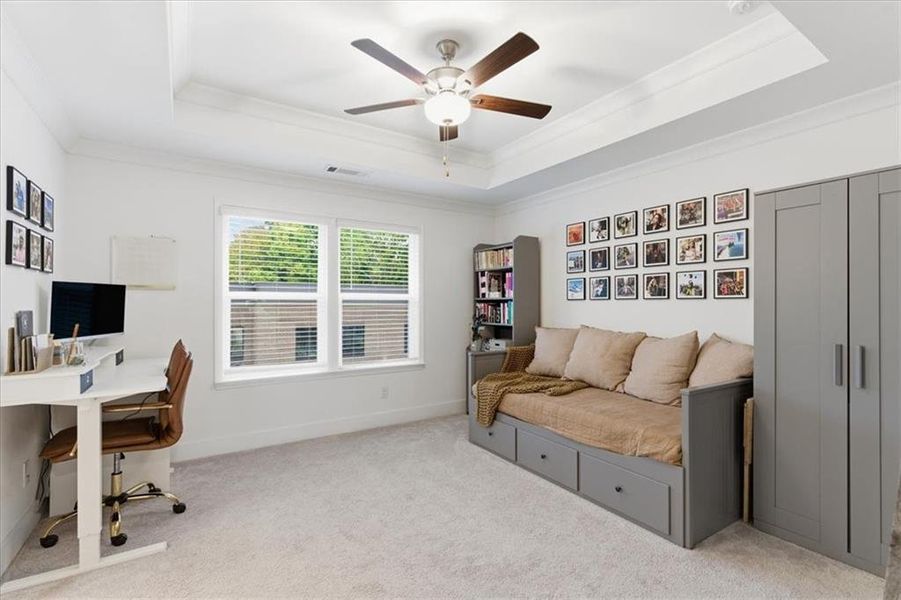 Furnished interior view inside a new home in Towns At Peachtree Corners, Peachtree Corners (Image 16).