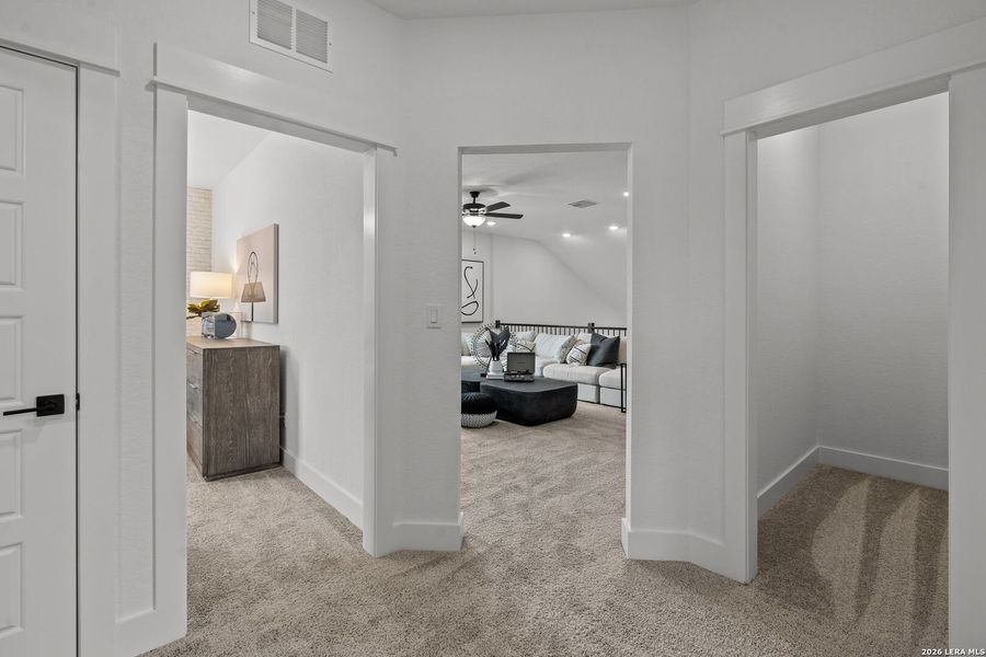 Furnished interior view inside a new home in Bison Ridge, San Antonio (Image 31).