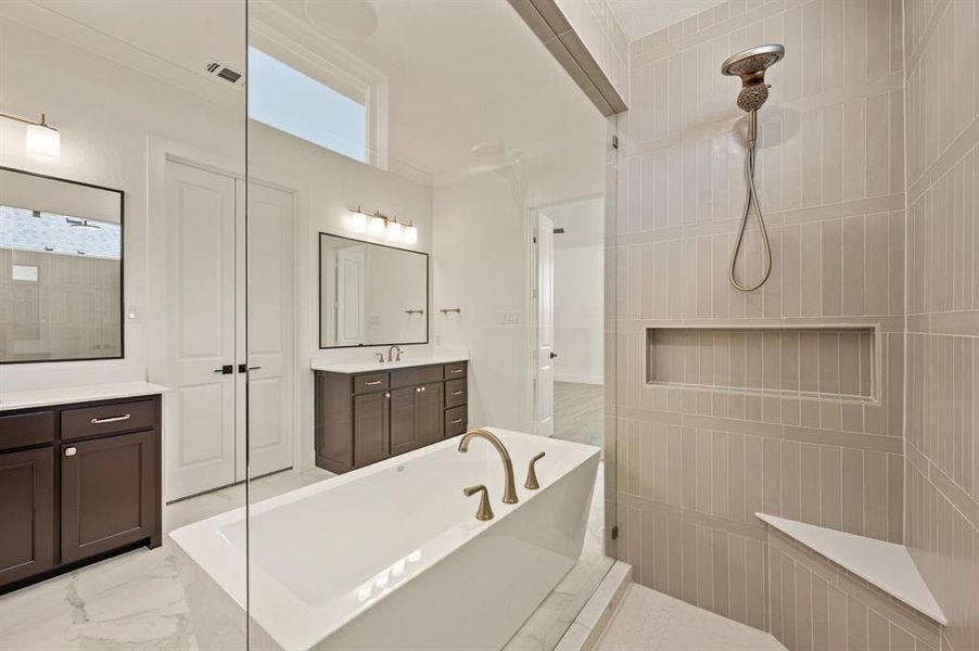Furnished interior view inside a new home in NorthGlen, Haslet (Image 9).