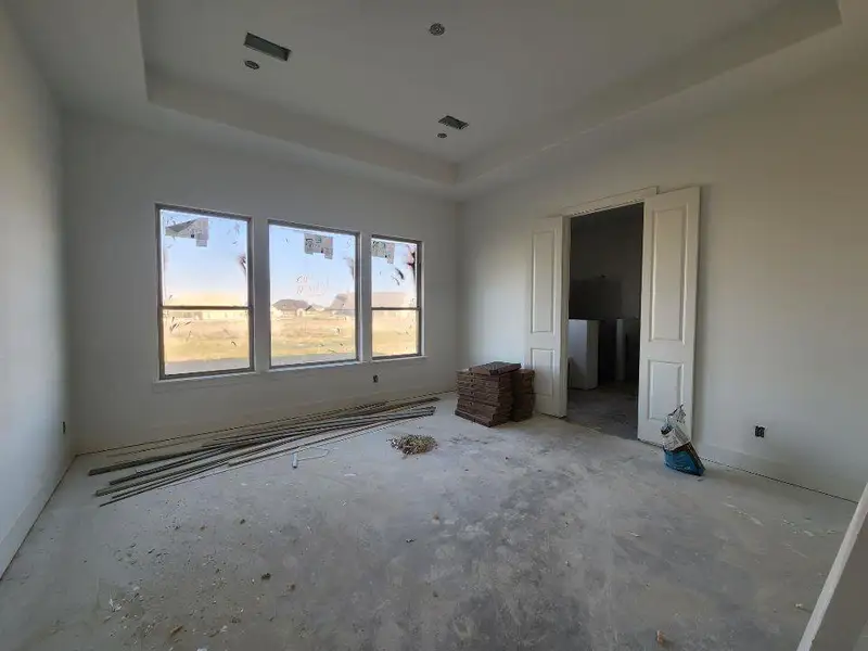 In-progress construction of a new home in Rocky Top, Krum, TX (Image 9).