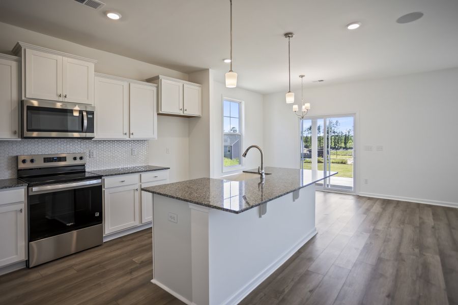 Furnished interior view inside a new home in Providence Station at Trolley Run, Aiken (Image 6).