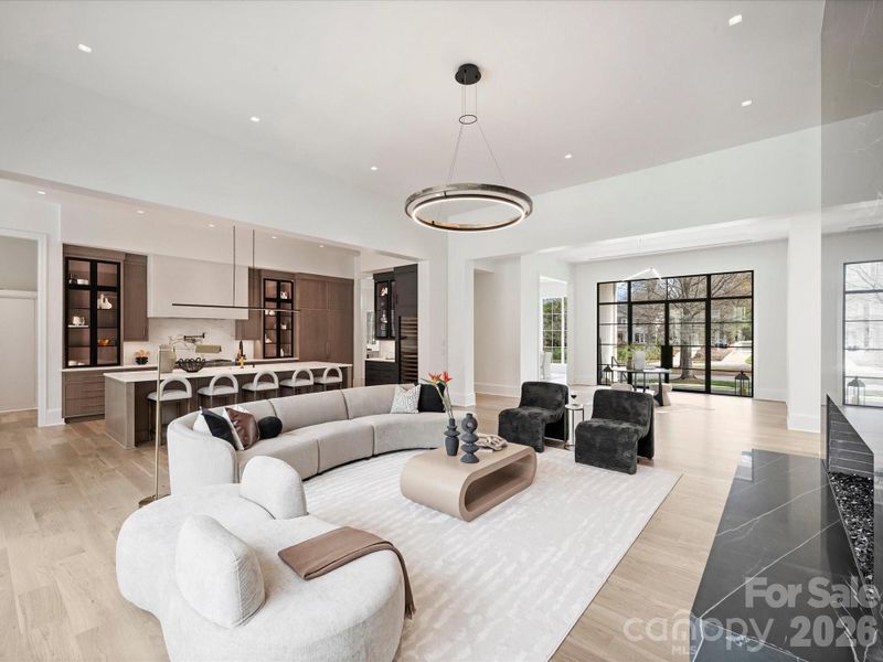 Furnished interior view inside a new home in , Charlotte (Image 11).