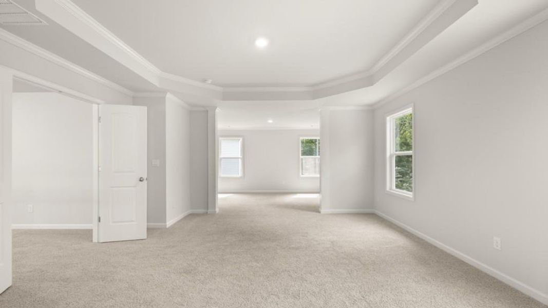 Spacious, unfurnished interior of a new home in Butner Estates, South Fulton (Image 26).