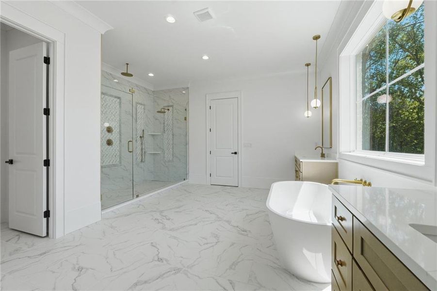 Furnished interior view inside a new home in , Bethlehem (Image 52).